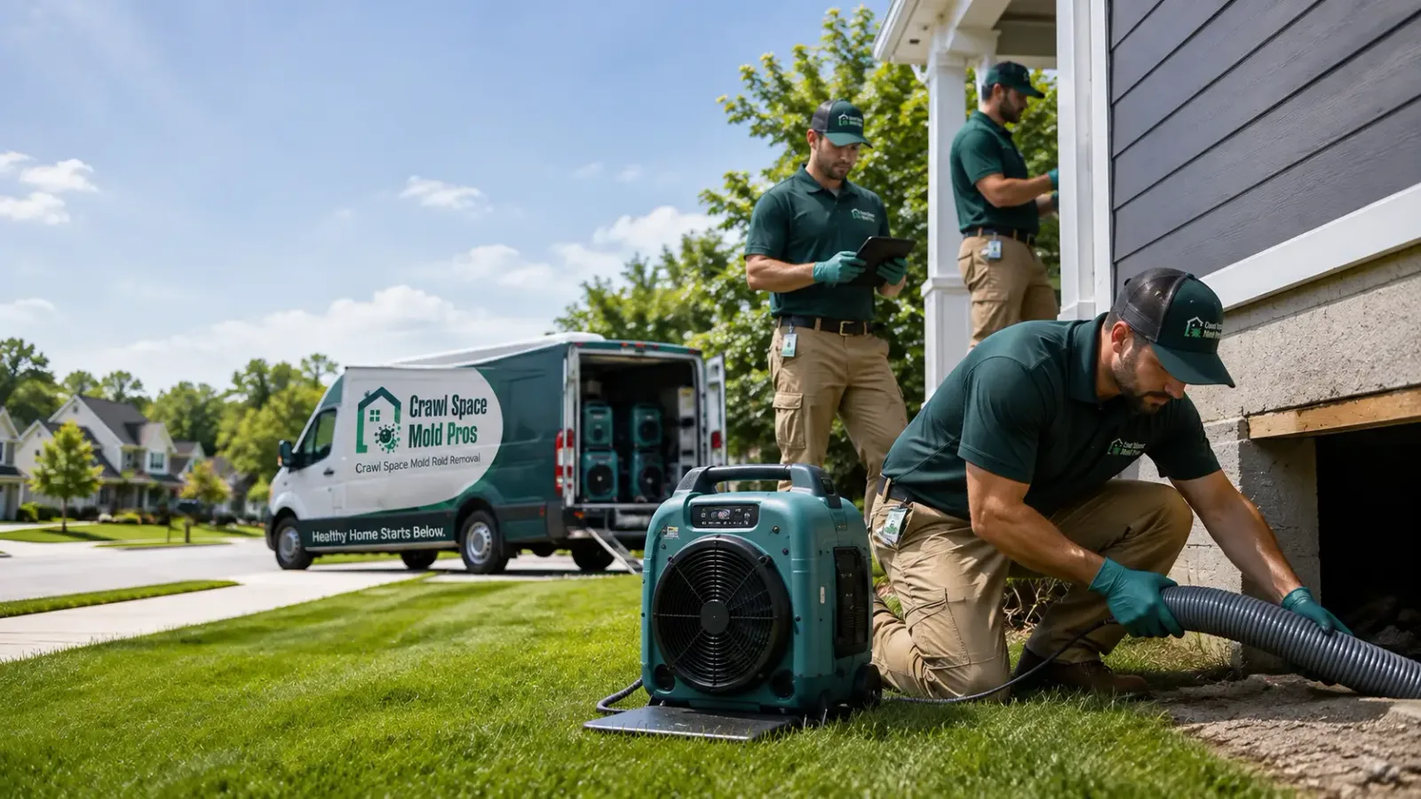 Crawl Space Mold Removal in Hayes, SD